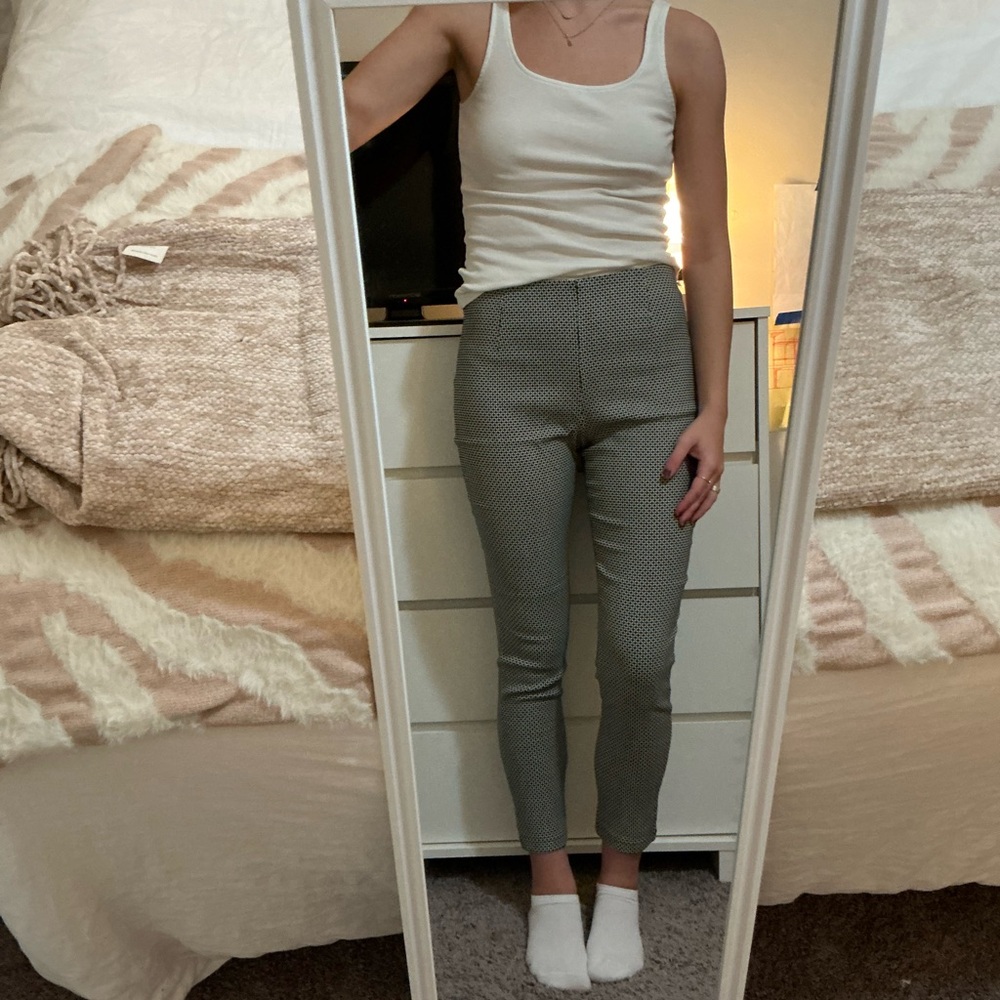 Calvin Klein Black and White Work Leggings/Pants